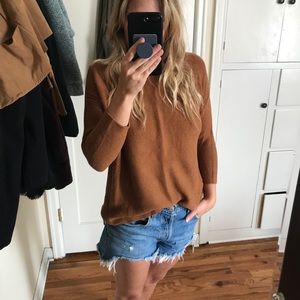 Old Navy Burnt Orange 1/4 Sleeve Sweater